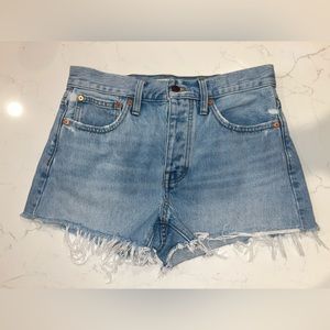 Madewell relax denim shorts